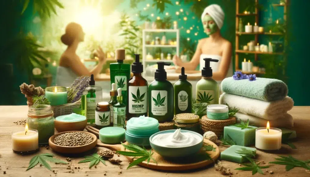 Hemp oil and CBD in cosmetic products