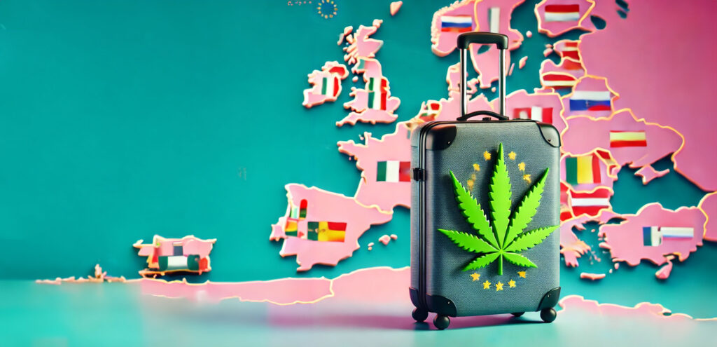 Trolly with Cannabis in the EU